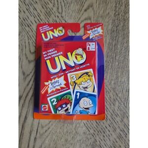 My First UNO Nickelodeon Rugrats King Size Card Game Vintage 2002 Sealed New